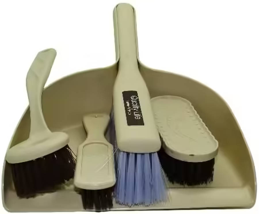 Casey 5 Peace Handheld Dust Pan & Brush Set