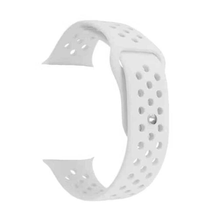 Silicone Strap for 42/44/45/49mm Apple Watch (S/M) - White