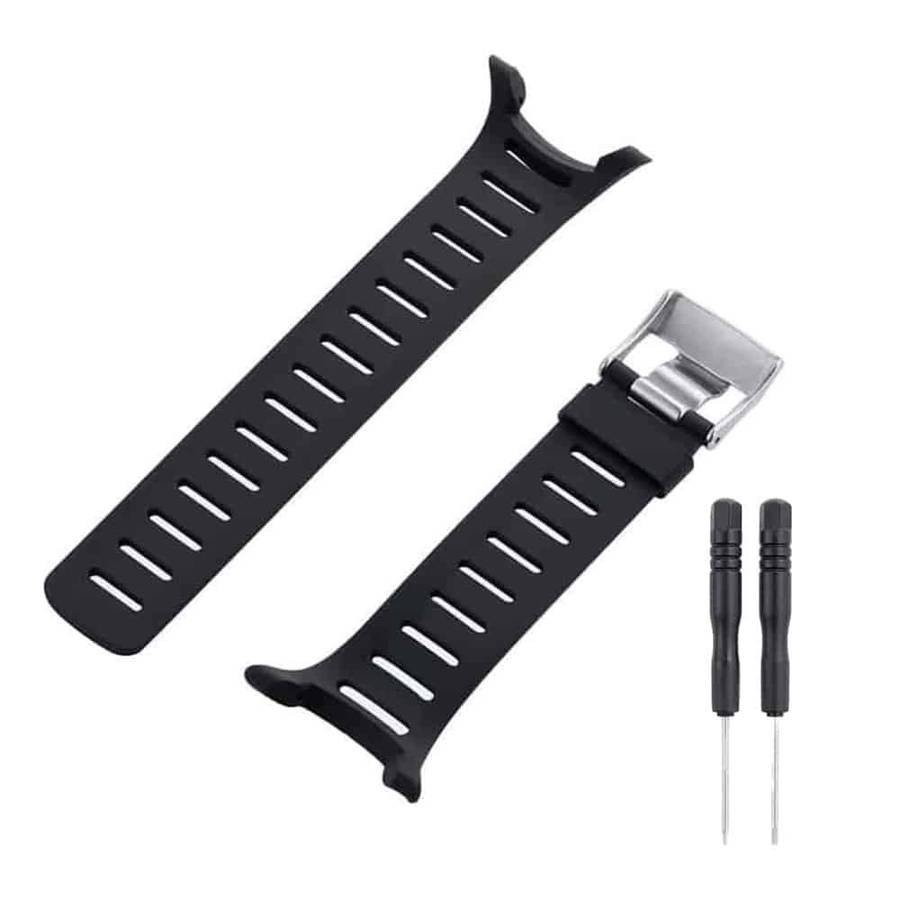 34mm Silicone Strap for Suunto T1/T1C/T3/T3C/T3D/T4C - Black