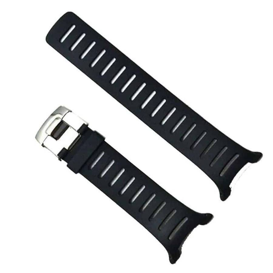 34mm Silicone Strap for Suunto T1/T1C/T3/T3C/T3D/T4C - Black