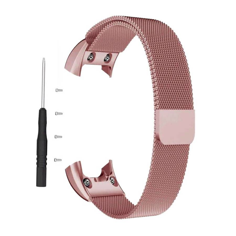 Garmin Vivosmart HR+ Stainless Steel Milanese Strap - Rose Gold
