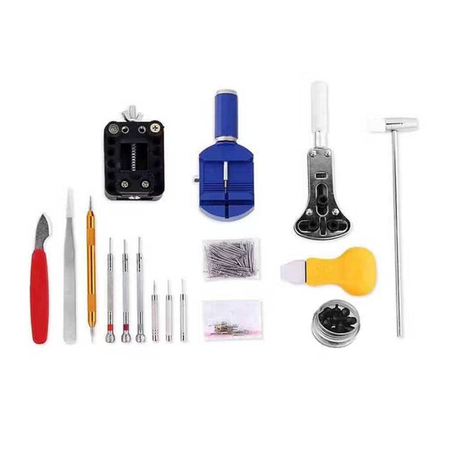 147-Piece Watch Repair Link Remover Toolkit Set Organiser Case