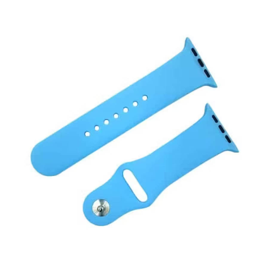 Silicone Strap for 42/44/45/49mm Apple Watch (M/L)-Blue