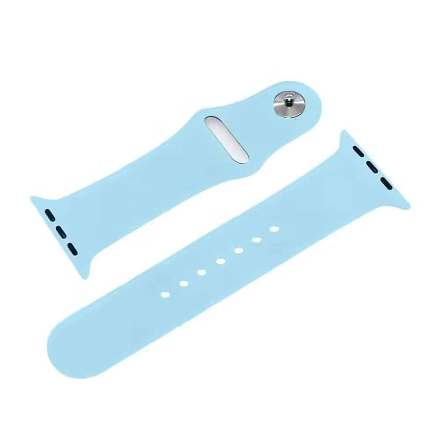 Silicone Strap for 42/44/45/49mm Apple Watch (M/L) - Light Blue