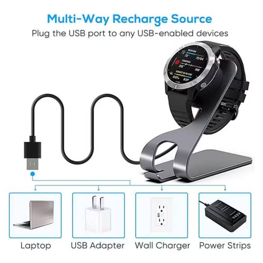 Replacement USB Charging Cable Dock Base for Universal Garmin