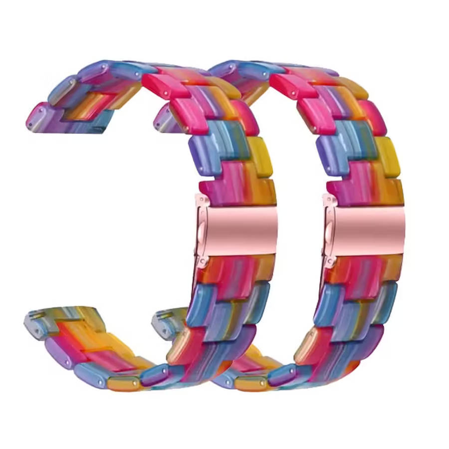 22mm Universal Resin Strap for Huawei/Garmin - 2 Pack