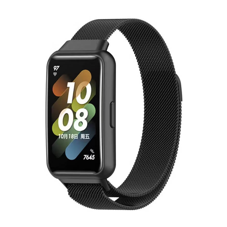 Stainless Steel Meshy Milanese Loop Strap for Huawei Band 7