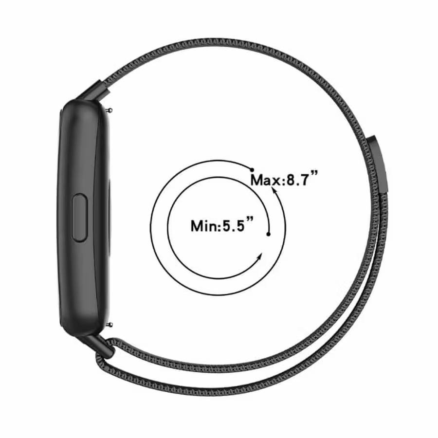 Stainless Steel Meshy Milanese Loop Strap for Huawei Band 7