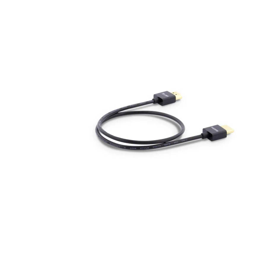 LMP HDMI to HDMI Super Slim Cable 2.0 (4K@60Hz) 0.5m - Black