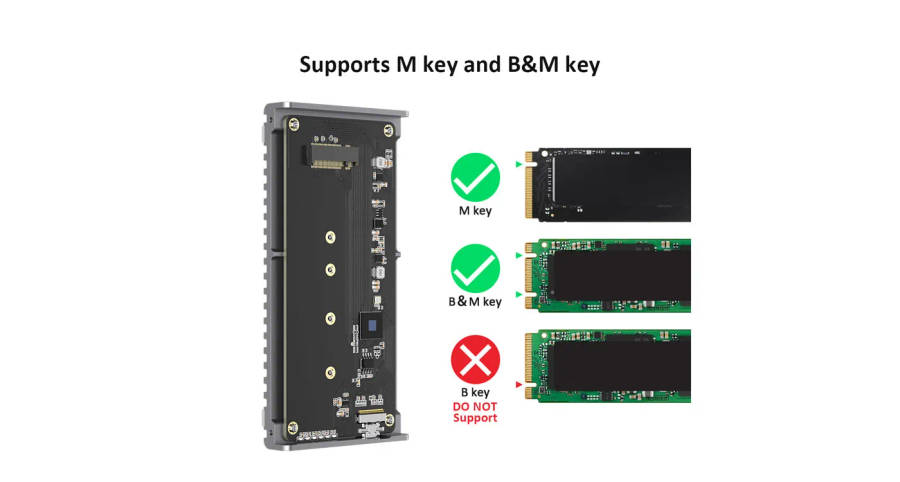 LMP DataFlash USB4 (40G) M.2 NVMe PCIe SSD Enclosure - Space Grey
