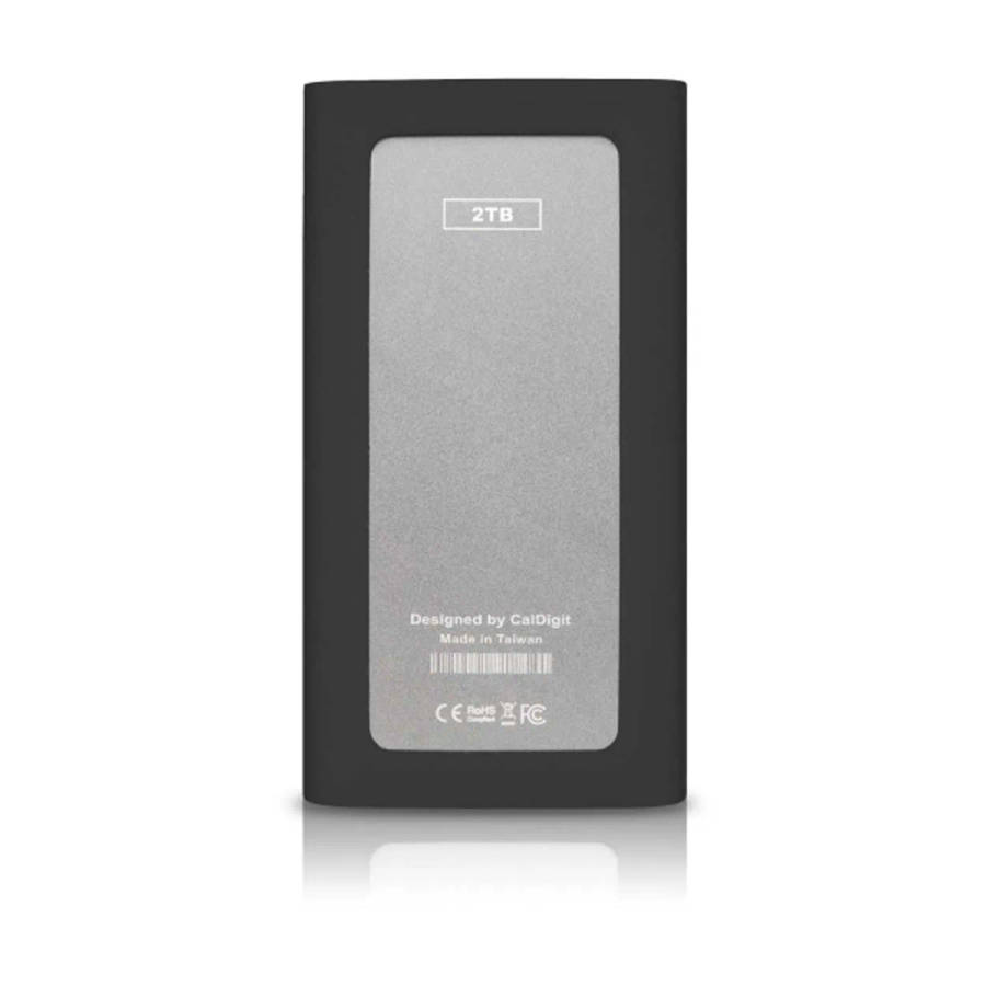CalDigit Tuff Nano Rugged IP67 NVME SSD 2TiB USB-C 3.2 Gen 2 - Black