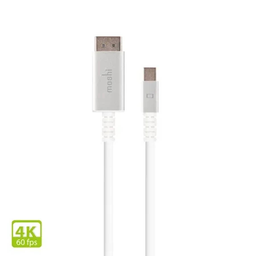 miniDisplayPort to DisplayPort Cable 1.5M 4K@60 - White