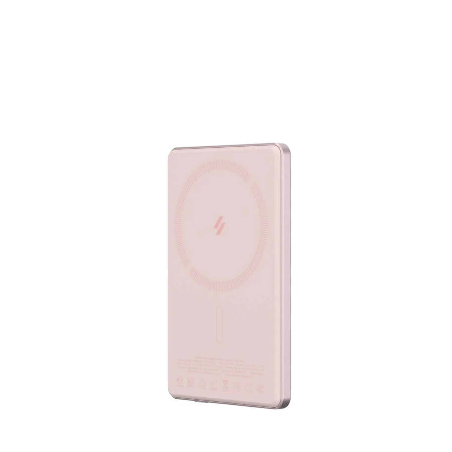 Adam Elements GRAVITY C5 Magnetic Wireless Charging Power Bank 5000mAh - Pink