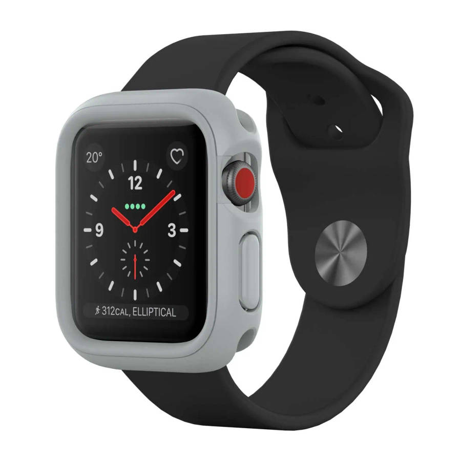 RhinoShield CrashGuard NX for Apple Watch® - Series 1, 2, 3 (38mm) - Platinum Gray