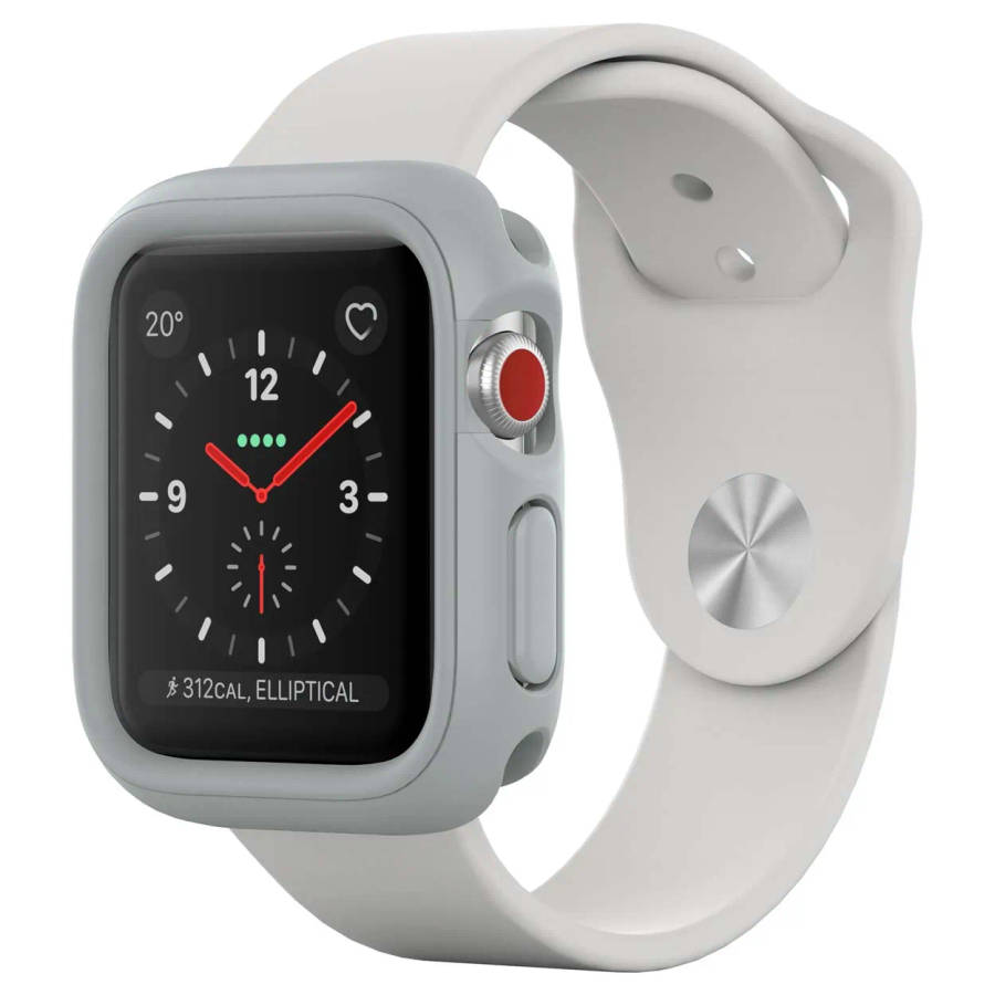 RhinoShield CrashGuard NX for Apple Watch® - Series 1, 2, 3 (42mm) - Platinum Gray
