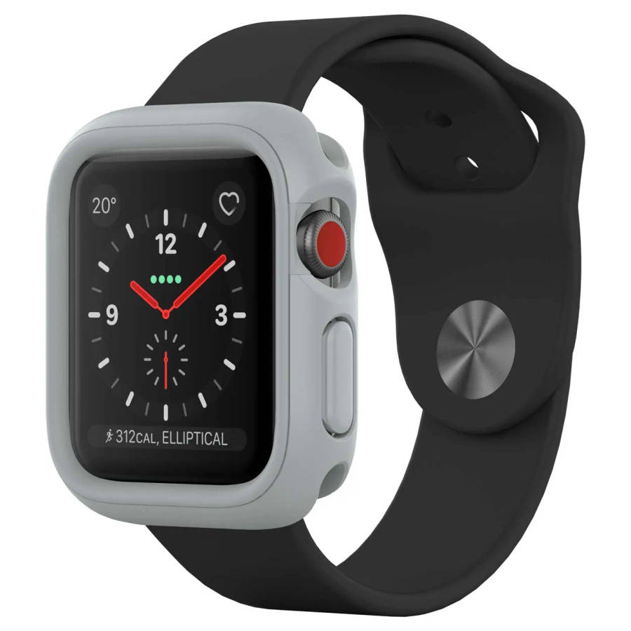 RhinoShield CrashGuard NX for Apple Watch® - Series 1, 2, 3 (42mm) - Platinum Gray