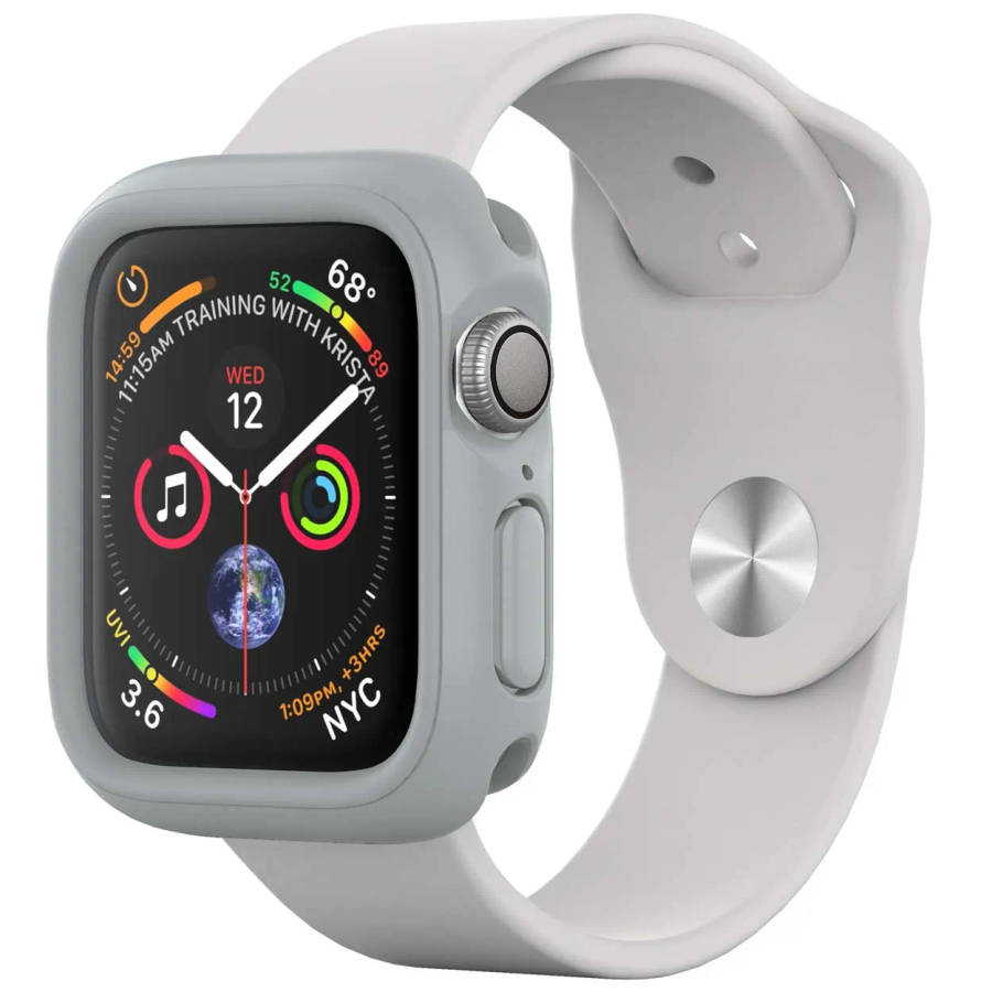 RhinoShield CrashGuard NX for Apple Watch® - Series 4 (44mm) - Platinum Gray