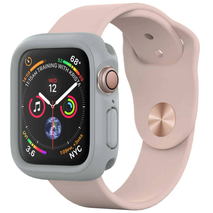 RhinoShield CrashGuard NX for Apple Watch® - Series 4 (44mm) - Platinum Gray