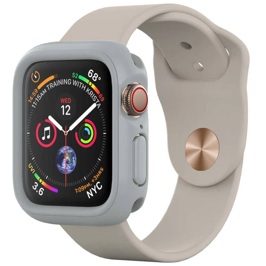 RhinoShield CrashGuard NX for Apple Watch® - Series 4 (44mm) - Platinum Gray