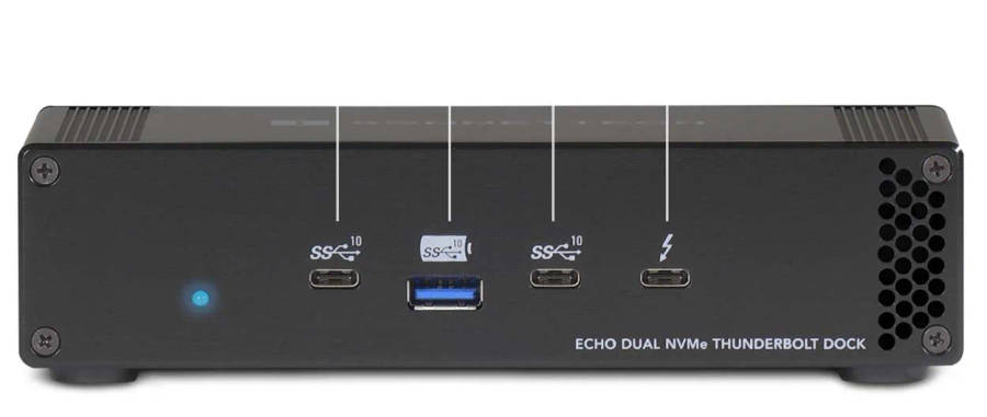 Sonnet Echo Dual NVMe Thunderbolt Dock - Black