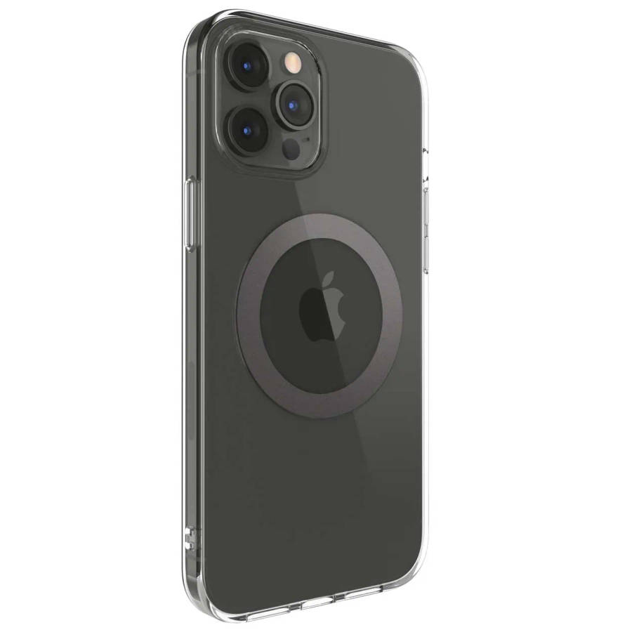 SwitchEasy MagClear for iPhone 12 Pro Max (Compatible with Apple MagSafe) - Space Gray