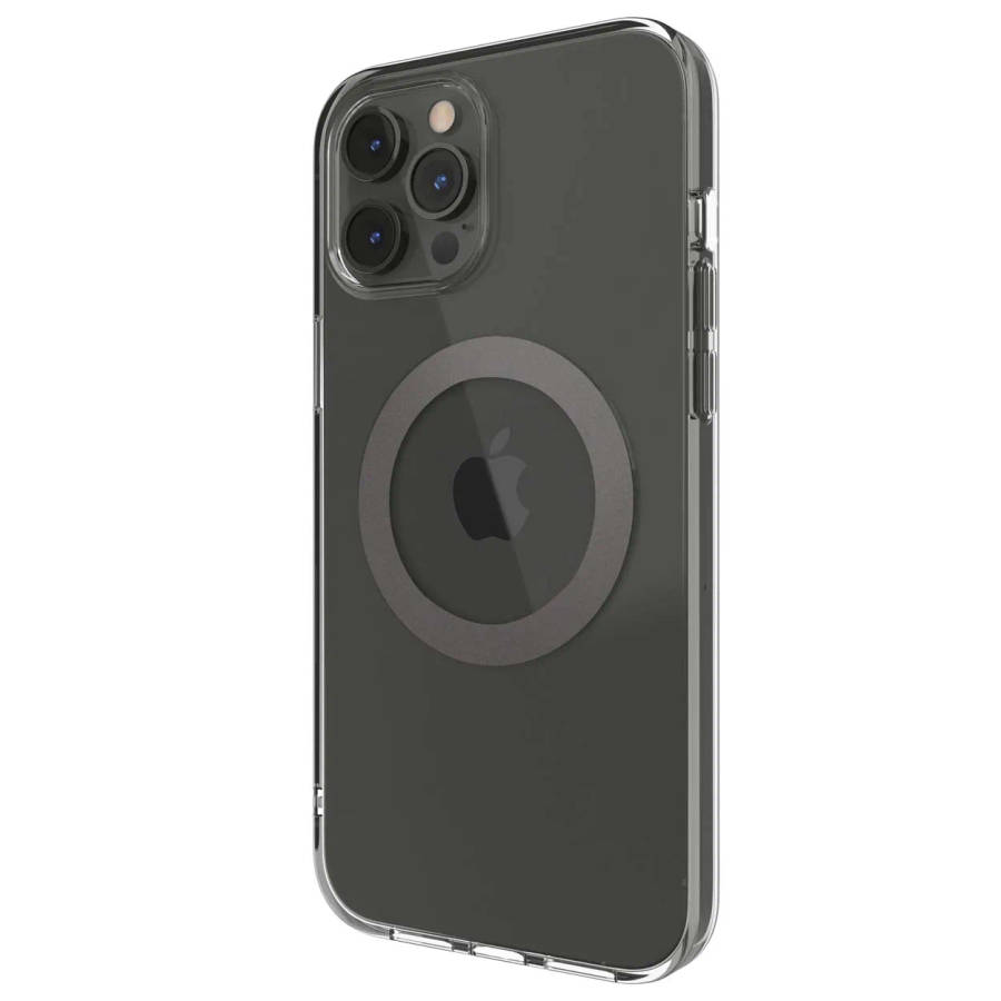 SwitchEasy MagClear for iPhone 12 Pro Max (Compatible with Apple MagSafe) - Space Gray