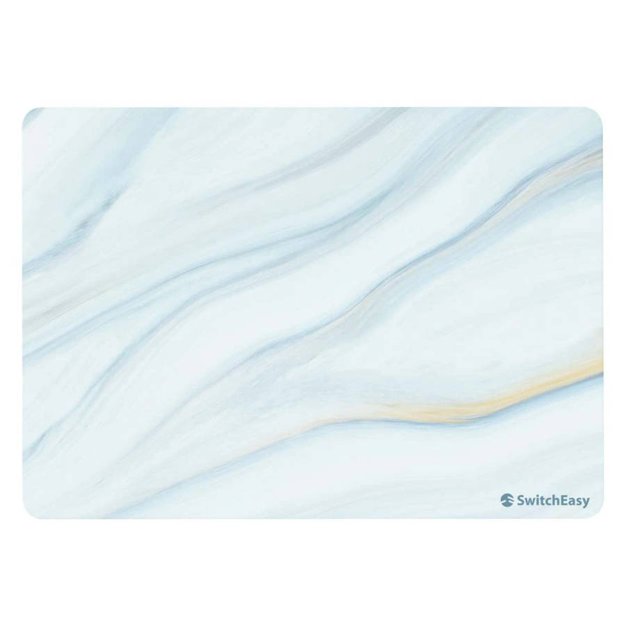 SwitchEasy Marble Hard Shell case for MacBook Pro 13" M1, Intel (2020) - Cloudy White
