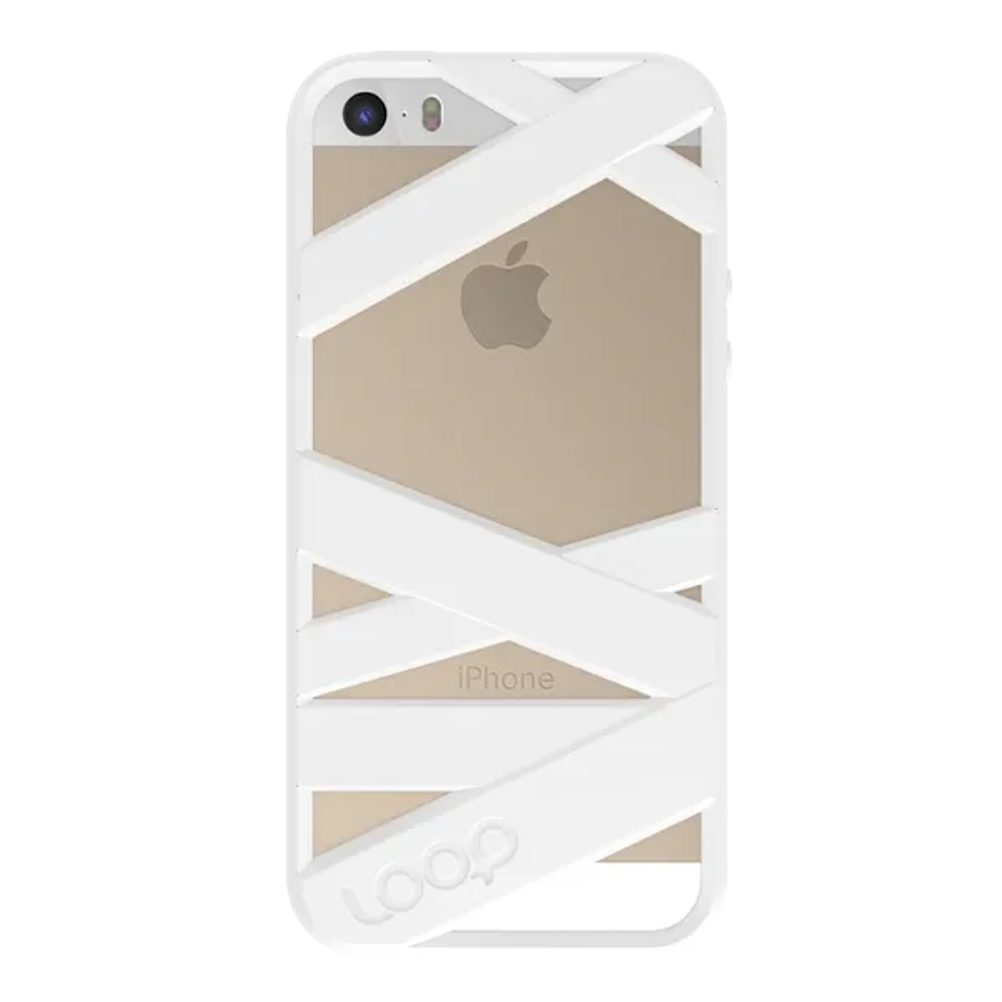 Loop Attachment Mummy iPhone 5, 5s - White