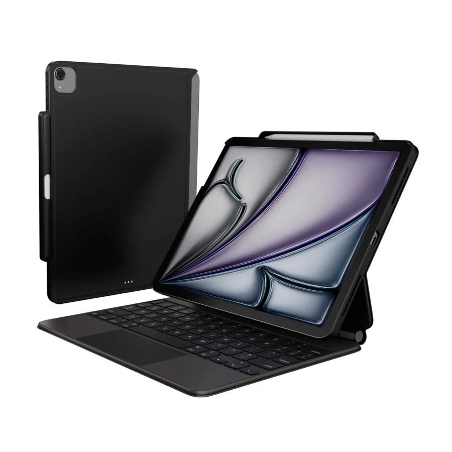 SwitchEasy CoverBuddy iPad Air 13" (2024), iPad Pro 12.9" (2022~2018) - Leather Black