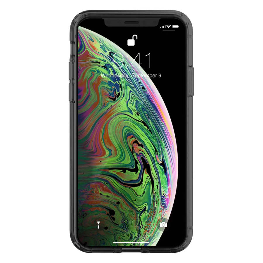 Just-Mobile TENC Air - The Protection Case with Air Cusions for iPhone XS Max - Crystal Black