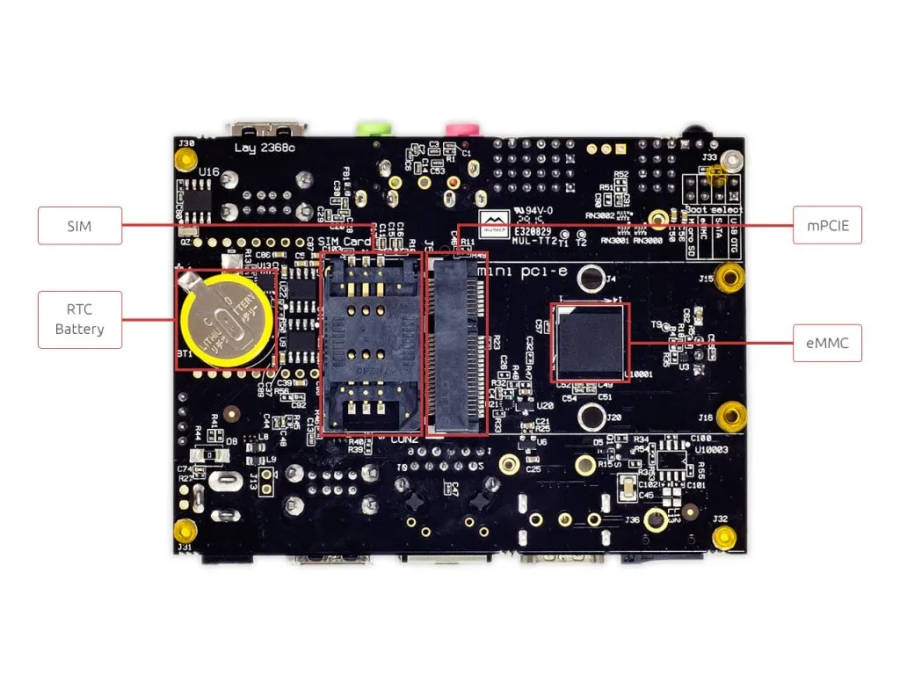SolidRun Hummingboard Edge i2EX + Wi-Fi, BT + 220V PSU