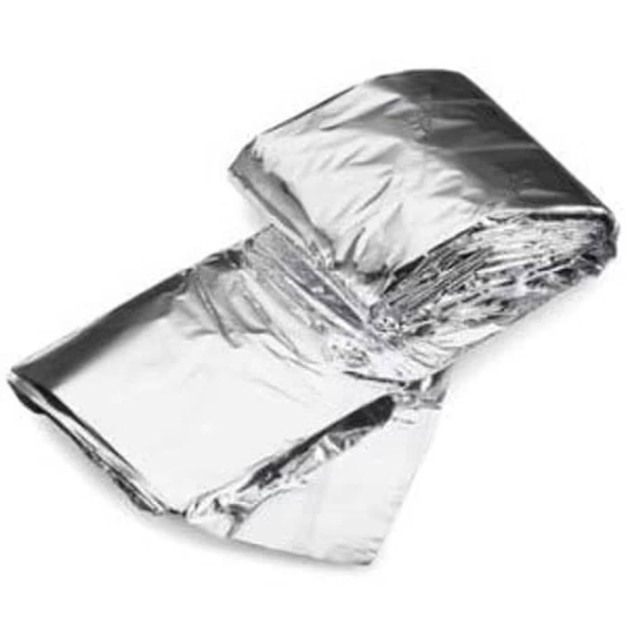 Survival/First Aid Emergency Reflective Space Blankets- x2