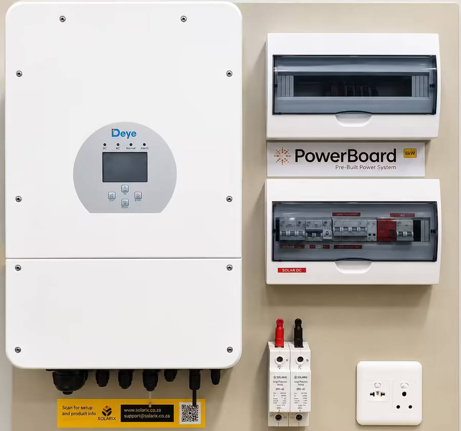 SOLARIX PreBuilt 8kW Powerboard with Deye