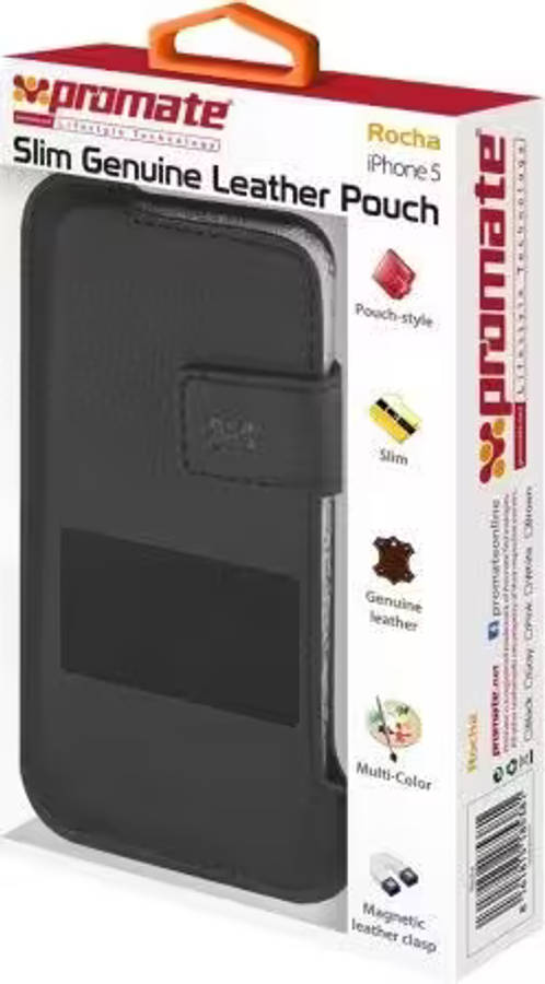PROMATE ROCHA.BLACK PROTECTIVE SLIM LEAT