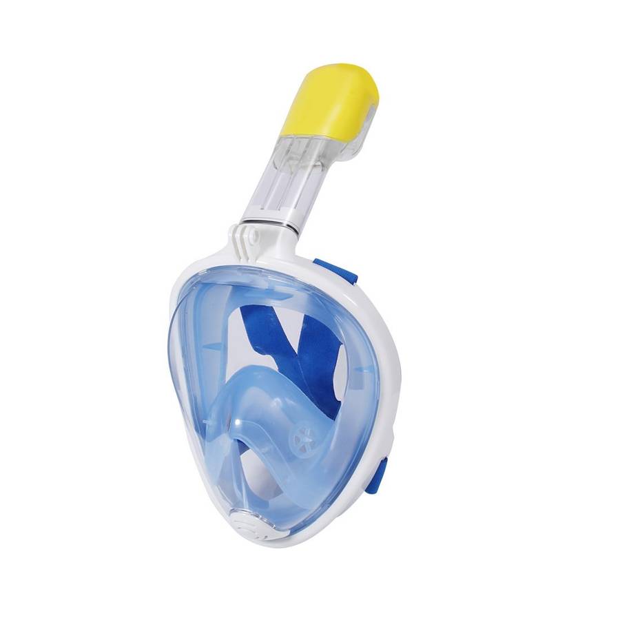 Full Face Snorkel Mask - Blue (Size: S/M)
