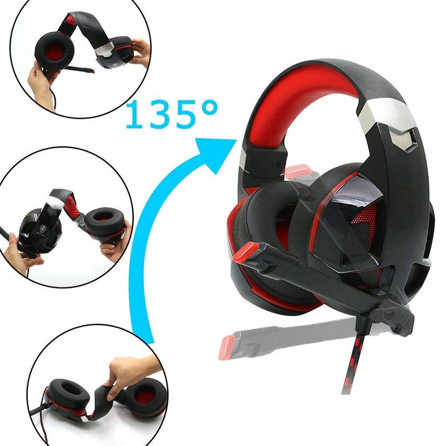 Magic Iron M05 Gaming Headphones -  3.5mm with LED light