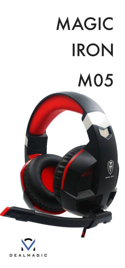 Magic Iron M05 Gaming Headphones -  3.5mm with LED light