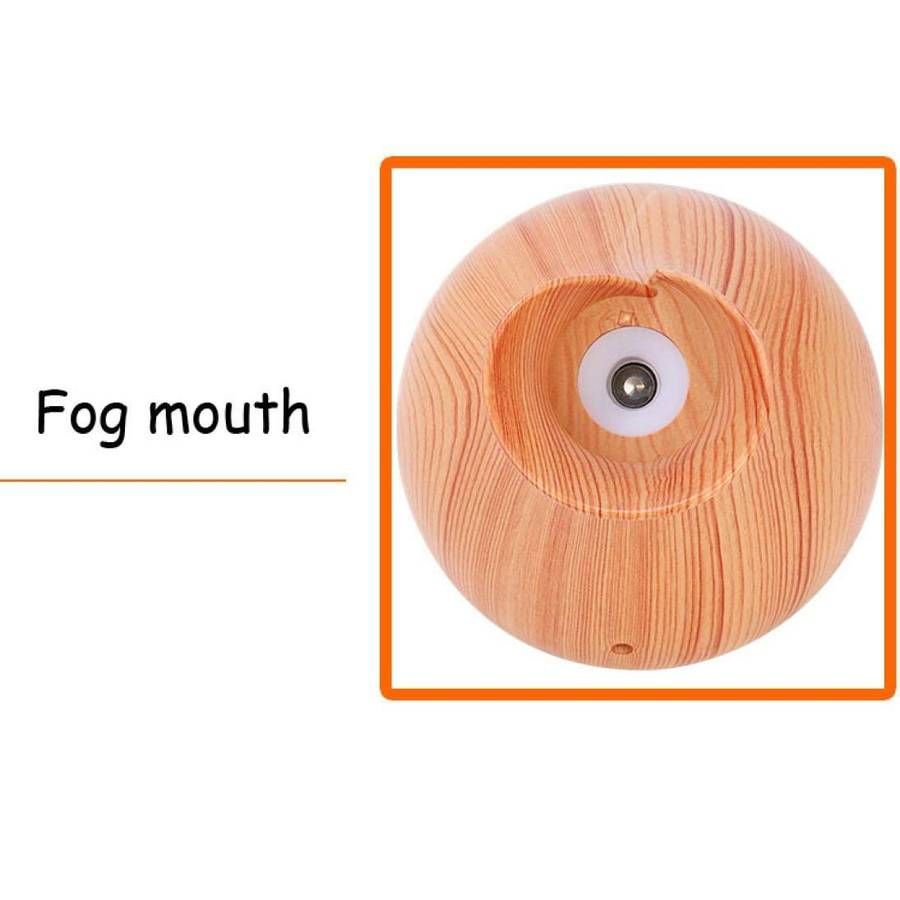 Ultrasonic Aroma Humidifier with color changing LED