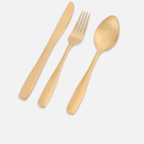 Gold Cutlery Set 3pc