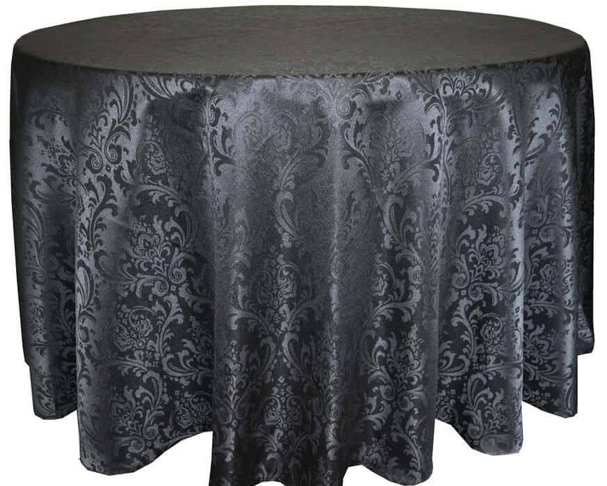 Round Damask Table Cloth 2.8mt