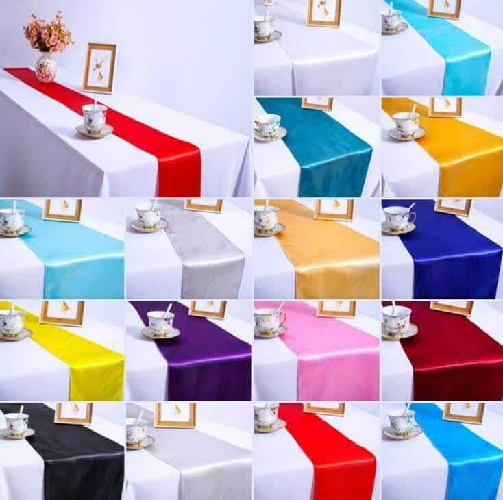 Satin Table Runner 2.5mt x 40cm