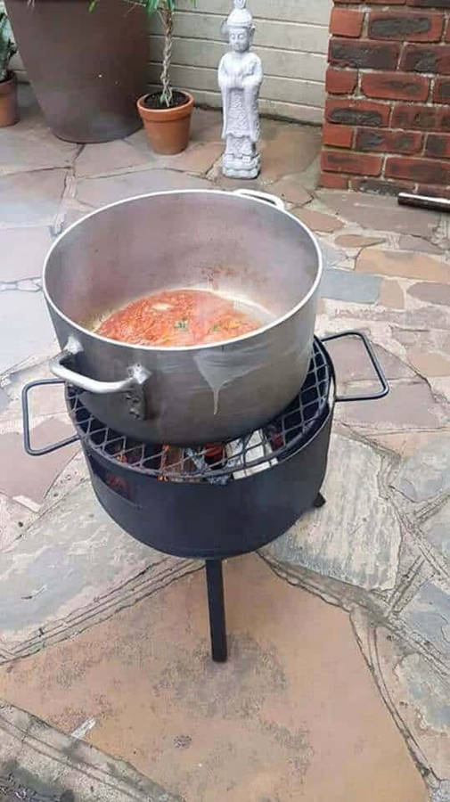 Outdoor Cooker for Deg Aluminum Pots