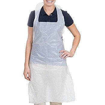 Apron Plastic Disposable 100's