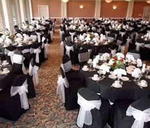 Standard Black Chair covers 6pc