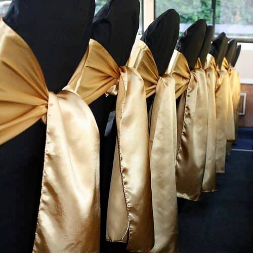 Standard Black Chair covers 6pc