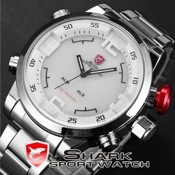 SHARK The Hammerhead shark Dual Analog/Digital Dual Movement 50MM Watch BRAND NEW
