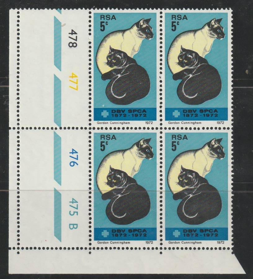 South Africa 1972 Cat# SACC: 324, **