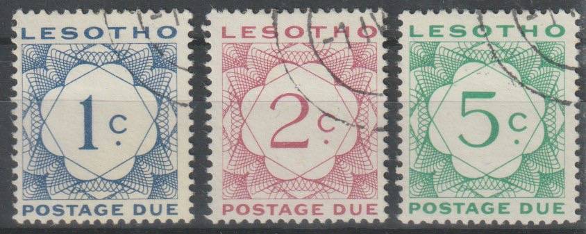 Lesotho 1967 Cat# SG: D13/15, used