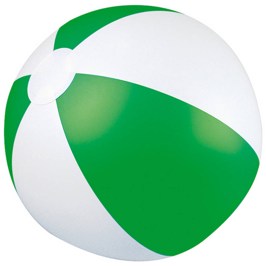 Bicoloured beach ball - green (51051)