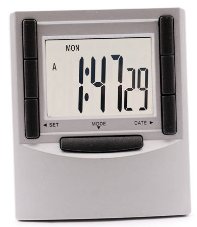 Column LCD alarm clock (AC034) - stock on hand